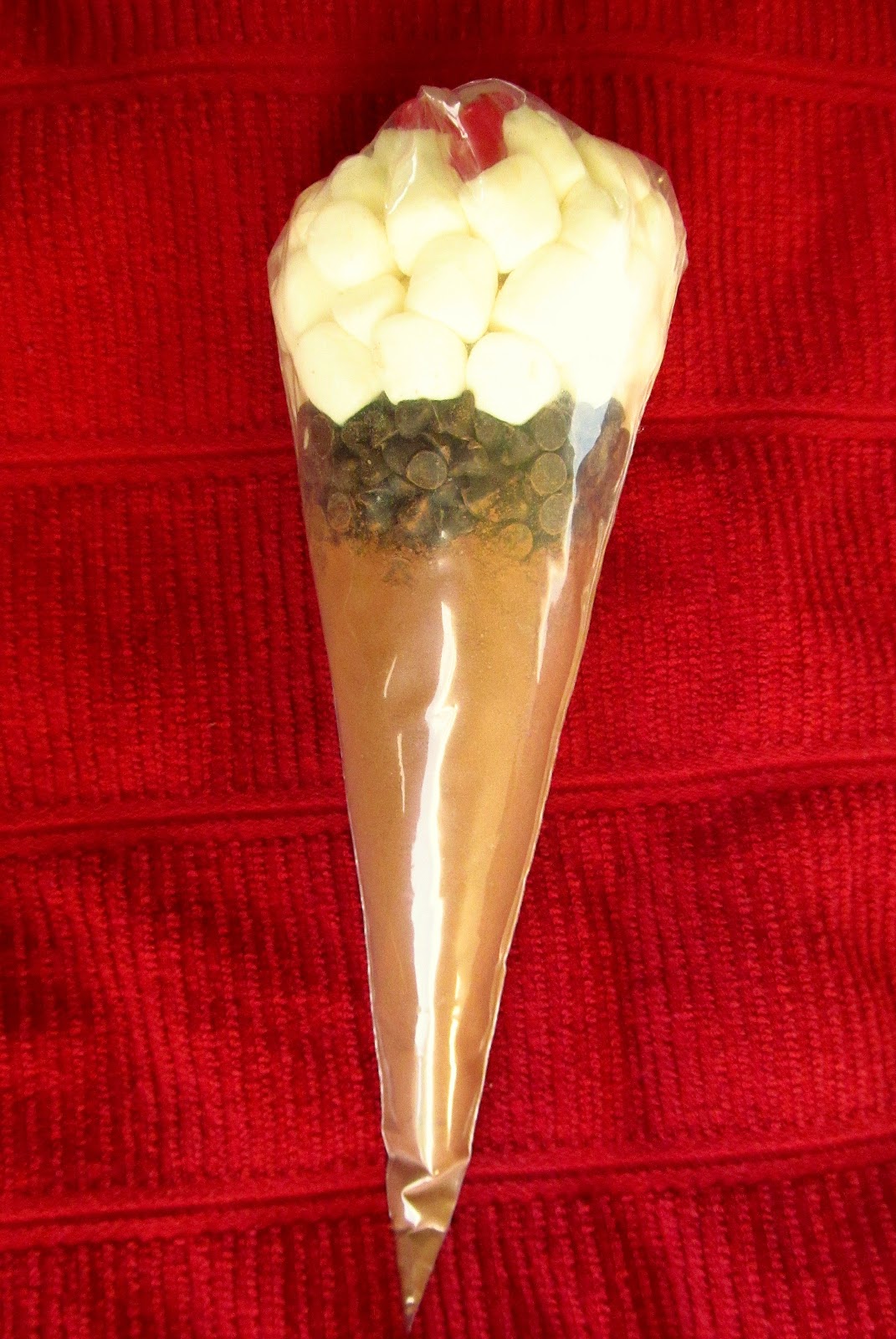 Think, Love, Sleep, Dine Hot Chocolate Ice Cream Cone