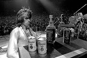 Keith Richards Onstage With the Rolling Stones and Jack and Coors, 1972