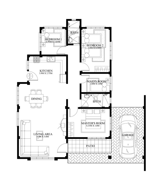 25+ Great Inspiration Sample Floor Plan Bungalow House Philippines