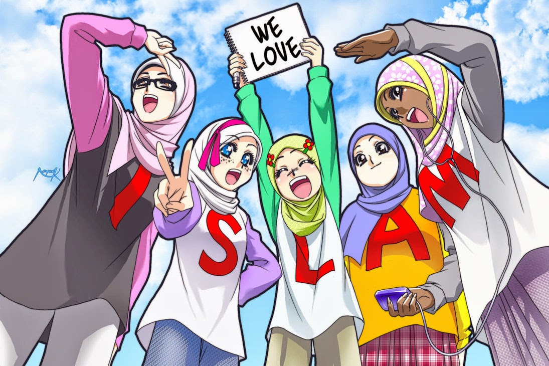 Wallpaper Kartun Muslim Dan Muslimah Impremedianet