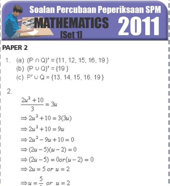 Soalan Ulangkaji Matematik Tambahan Tingkatan 4 Surpriz Menu