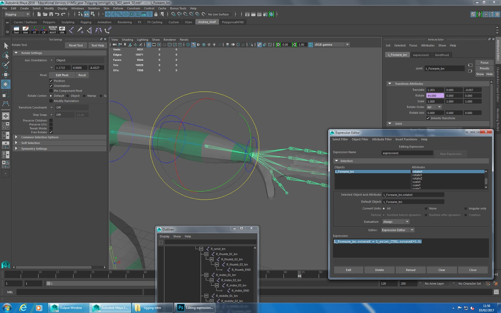 animatedcreativeandreamcswan: Rigging in Maya; 'connection editor ...