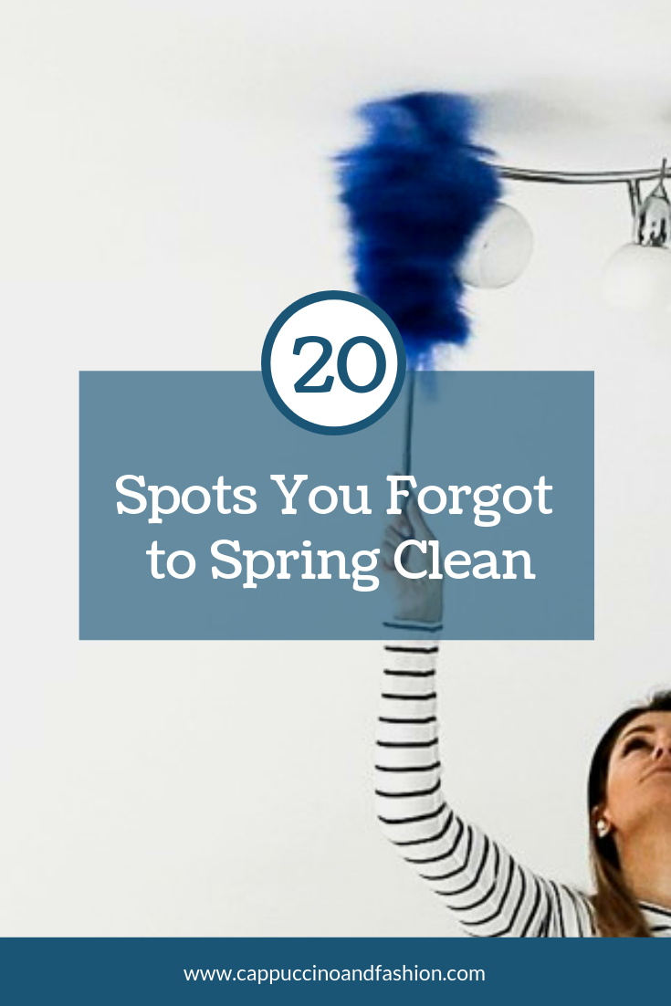 20 spots you forgot to spring clean