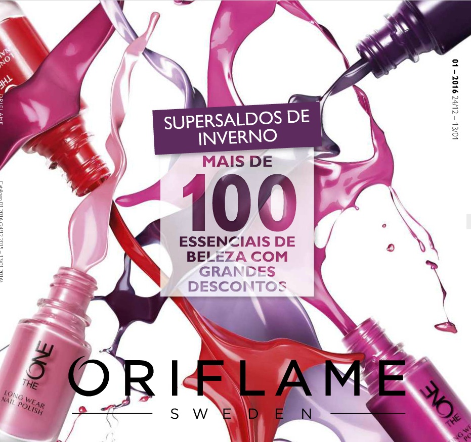 Catalog Oriflame Brochure Campanha 01 Janeiro 2016 Portugal Make Up