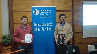 Camilo Mori y  Vicente Huidobro, fueron presentados en Lautaro por académicos de Artes UC.