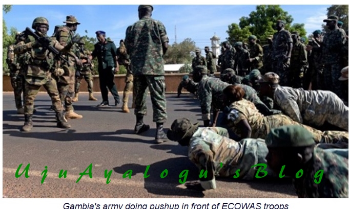 ECOWAS Soldiers Disarm Gambia's Army, Take Over Military Barracks in