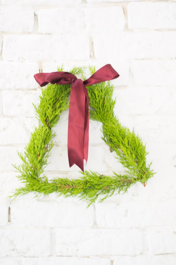 Como hacer una corona de Navidad DIY