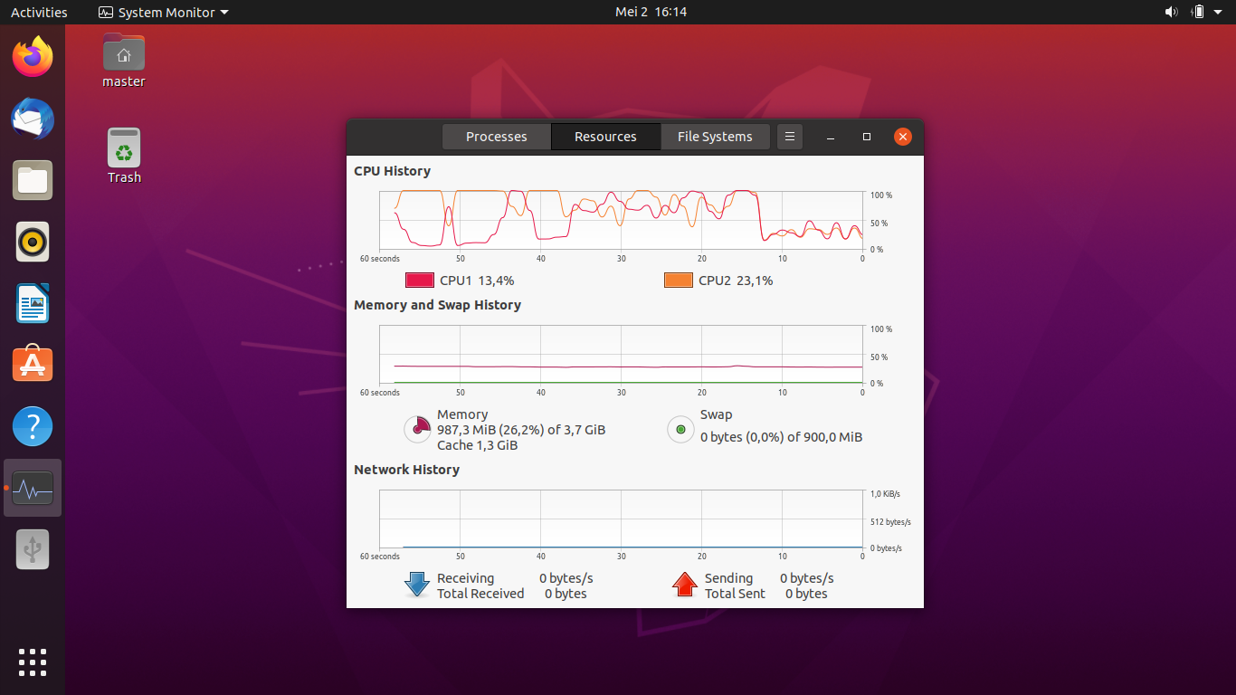 Memory Comparison of Ubuntu 20.04, Latest Linux Mint and Fedora