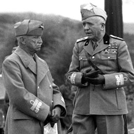 The Italian Monarchist Marshal of Italy Pietro Badoglio, 1st Duke of