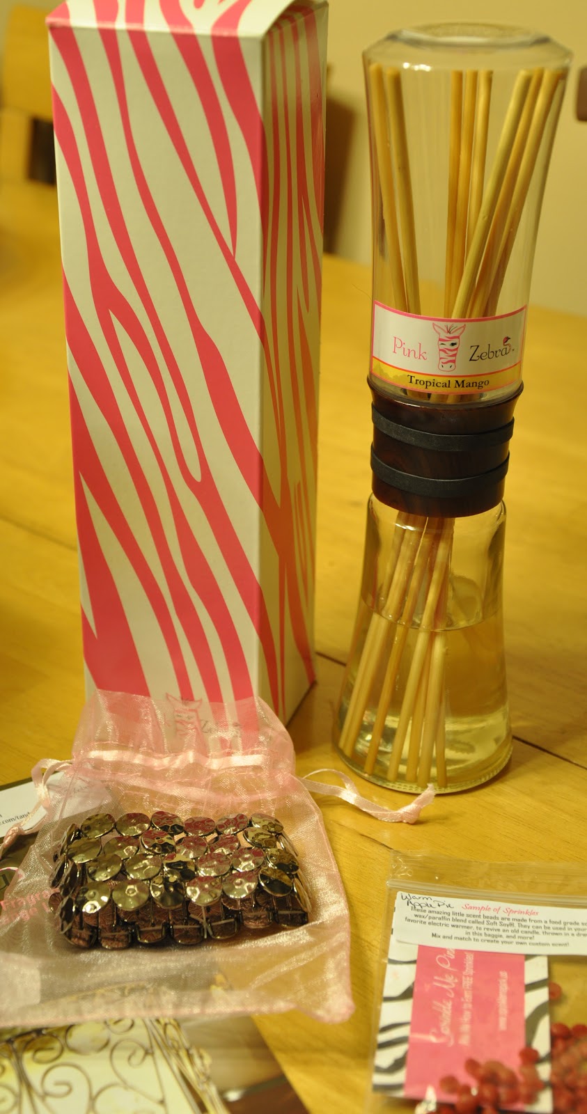 Marine Wife, Mommy & Life ***Pink Zebra Resealable Reed Diffuser
