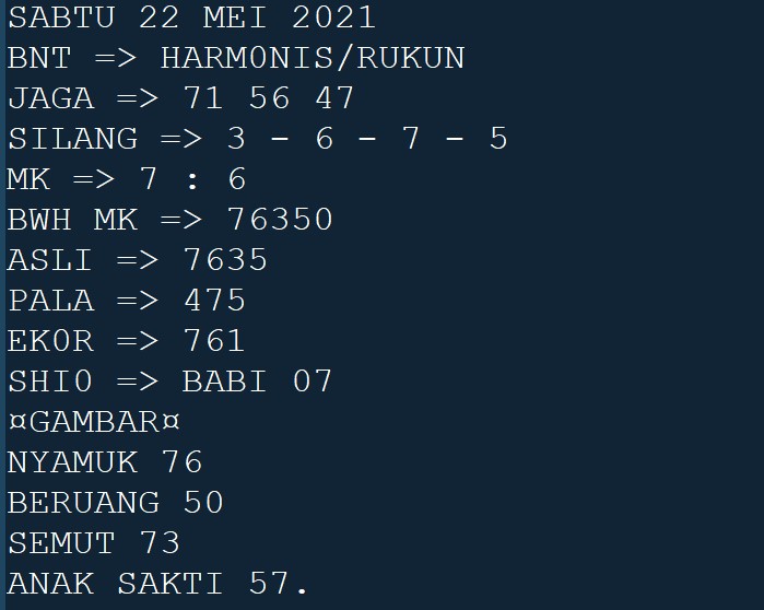 Syair Sgp Sabtu 22 Mei 2021 Kode Syair Sgp Syair Hk Syair Sydney 2021