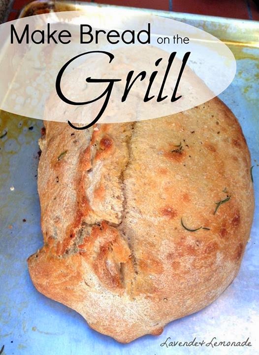 How to Make Bread on a BBQ Grill! Lavende and Lemonade
