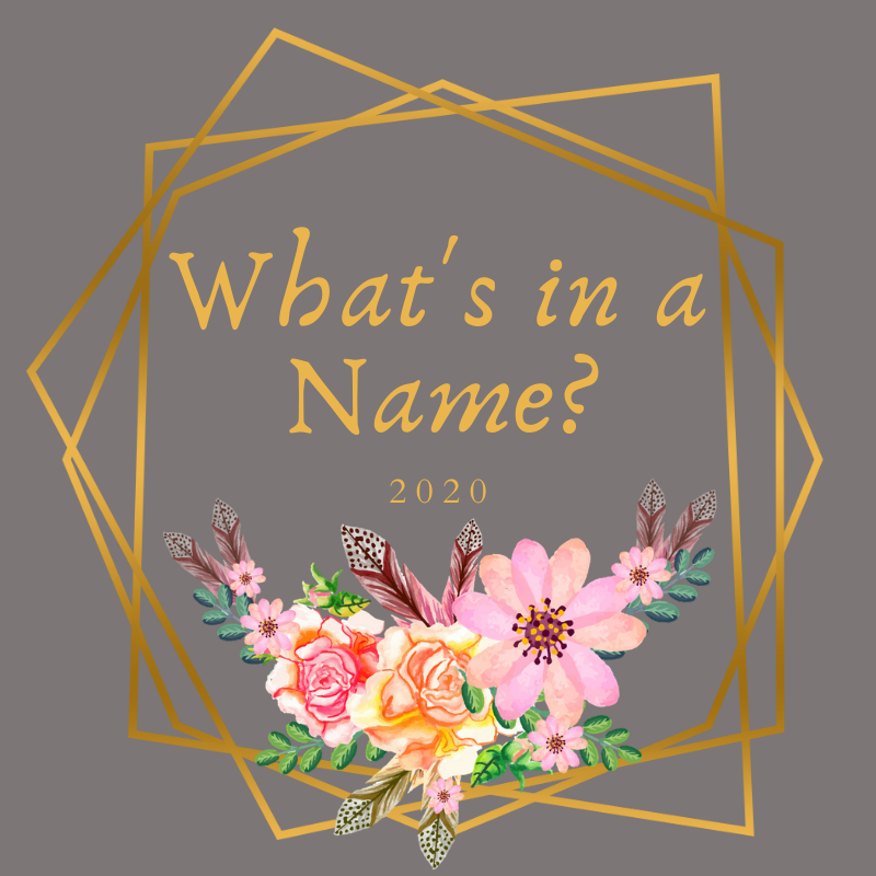 2020 What's in a Name Reading Challenge