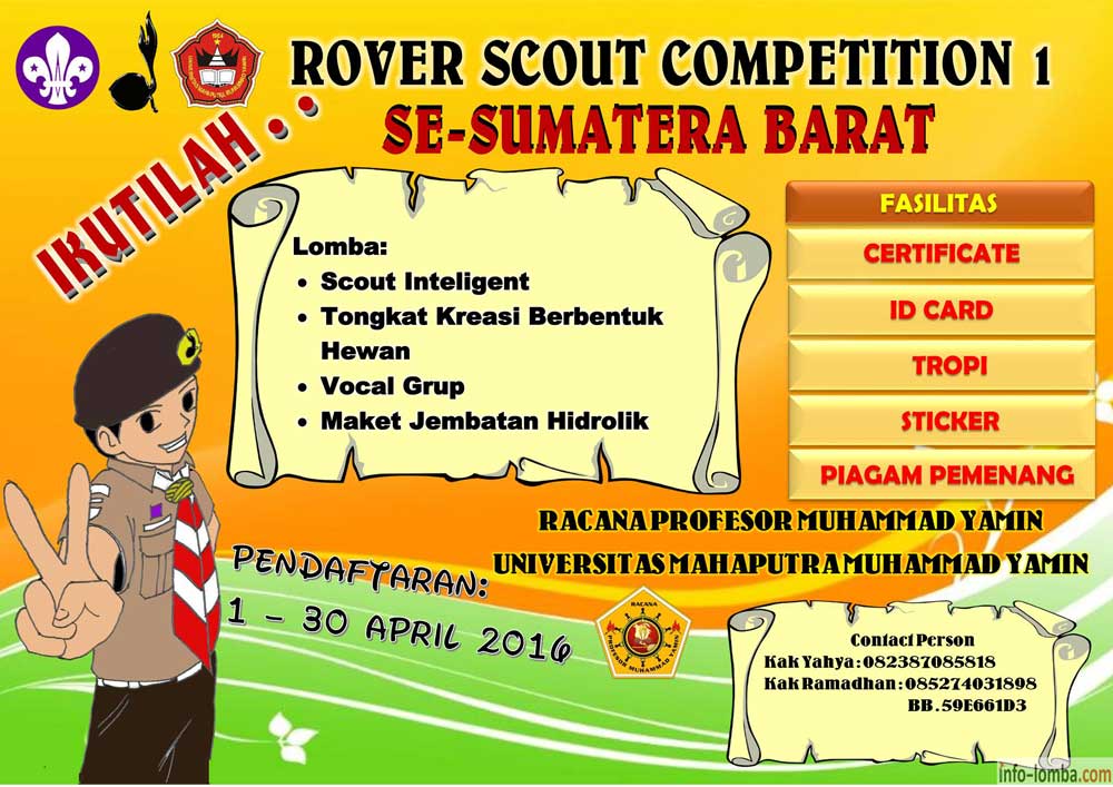 Rover Scout Competition I Se Sumatera Barat