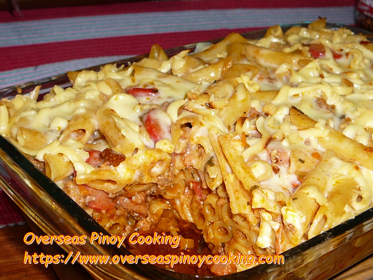Pinoy Baked Penne Pasta