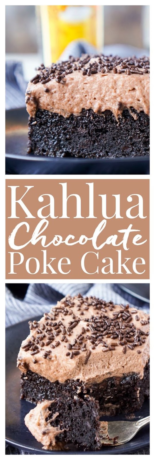 KAHLUA CHOCOLATE POKE CAKE Foodandcake123