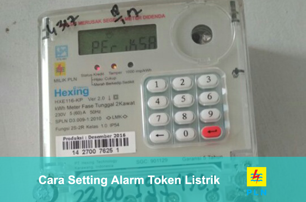 Cara Setting Alarm Token Listrik - INFO PLN TERBARU