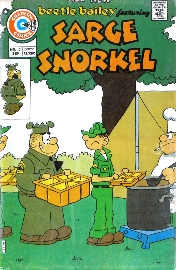 Old Comics world Sarge Snorkel 05 08,10 (197475) Charlton