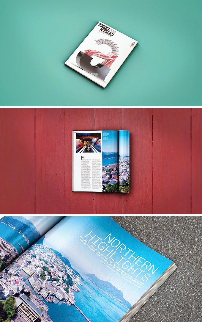 55+ Free Magazine Mockups PSD for Product Presentation