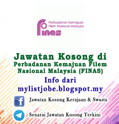 Jawatan Kosong di Perbadanan Kemajuan Filem Nasional Malaysia (FINAS)