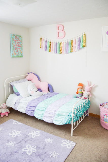 The Joyful Tribe: Bella's Room Reveal - A Bright Pastel Little Girl's Room