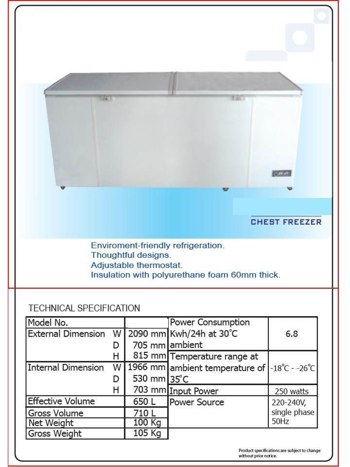 Your Total Commercial Refrigeration Solution Lifting Door Chest Freezer
