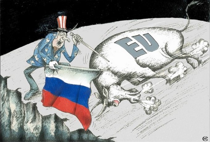 Против Европы, на руинах Европы за счёт Европы…