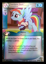 My Little Pony Rainbow Dash, Snowdash Defenders of Equestria CCG Card