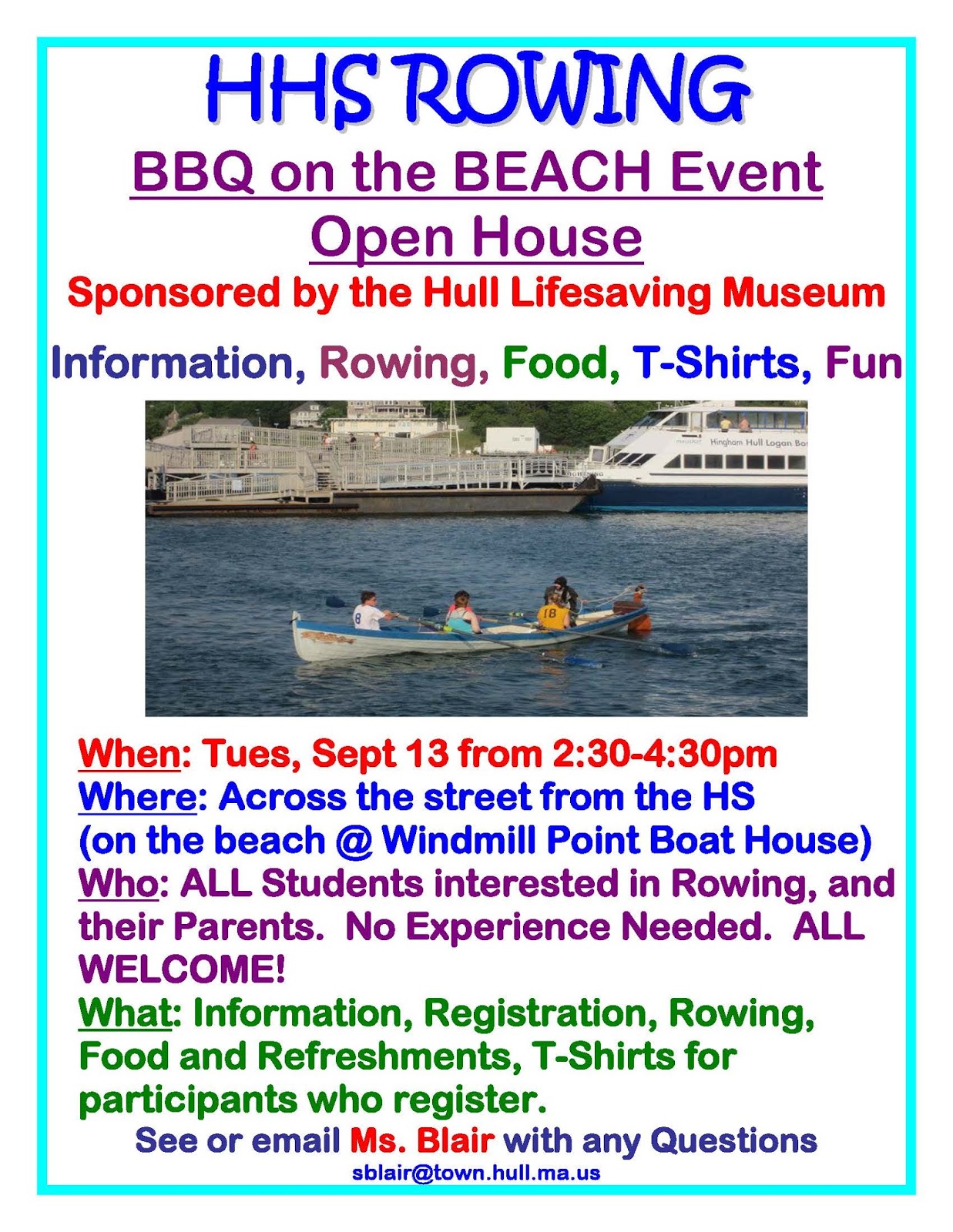 The Hull High School Blog Hull High Rowing Open House