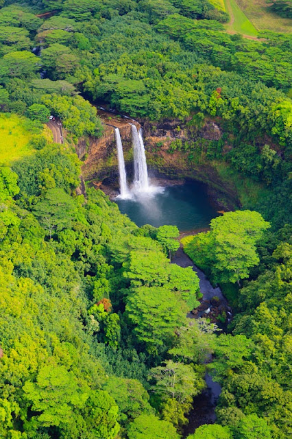 Kauai volcano waterfalls cascadas volcán kauai