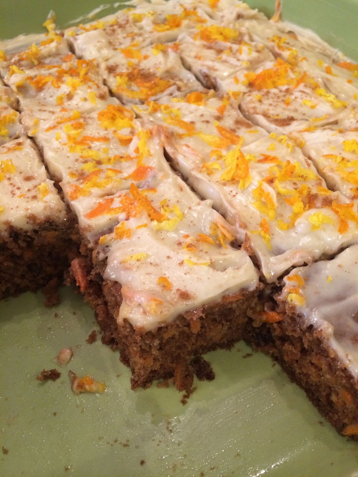 Spice and Sass Healthy Carrot Snack Cake