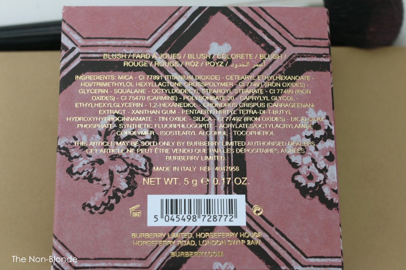 Burberry Silk and Bloom Blush Palette The NonBlonde