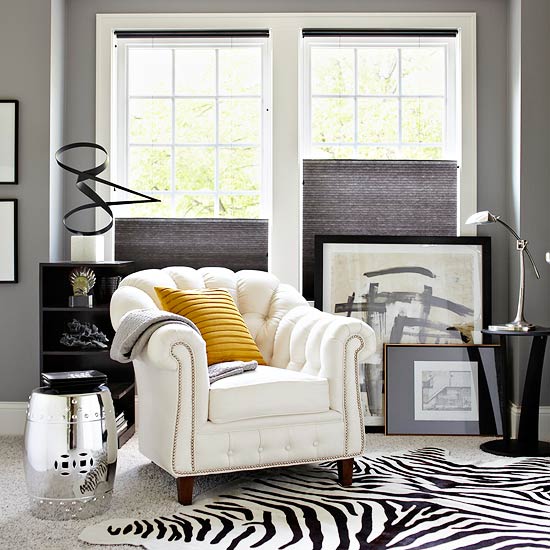 New Home Interior Design: Gray Color Schemes