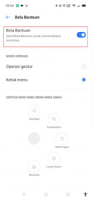 How to Activate Assistance Ball on Realme 3