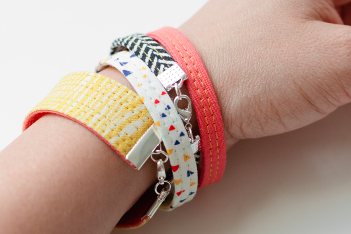 Fabric Scrap Bracelets DIY  5 out of 4 Patterns