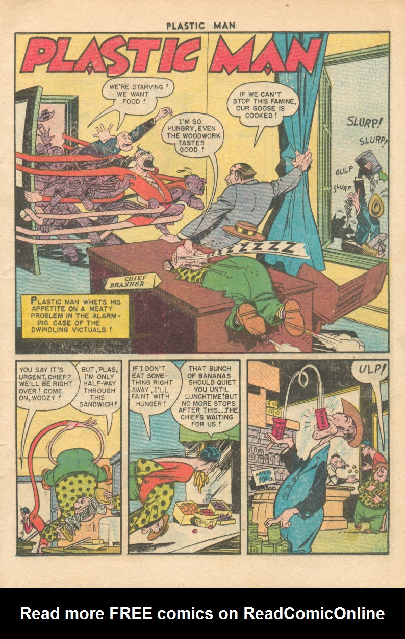 Read online Plastic Man (1943) comic -  Issue #63 - 13