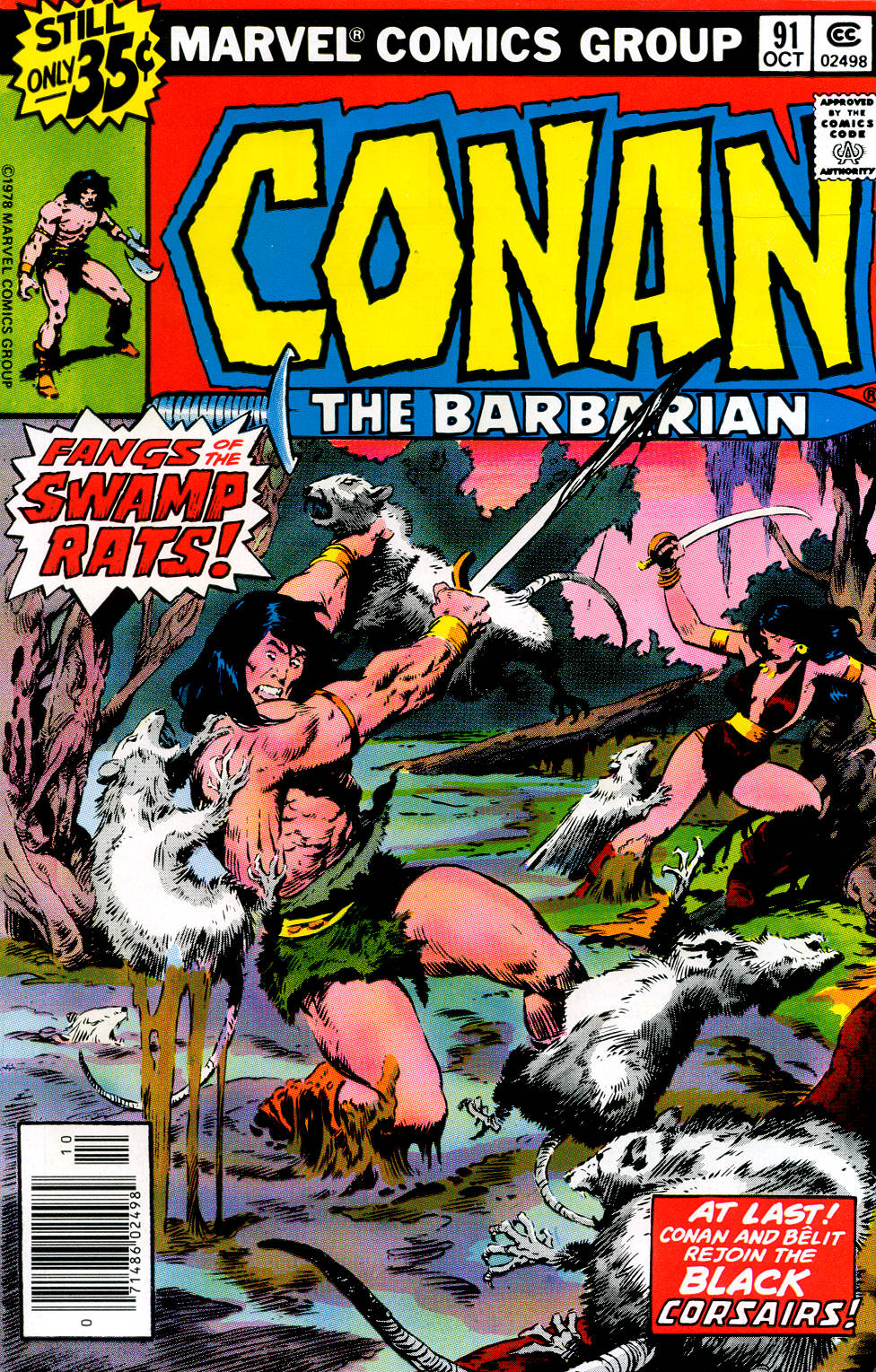 Read online Conan the Barbarian (1970) comic -  Issue #91 - 1