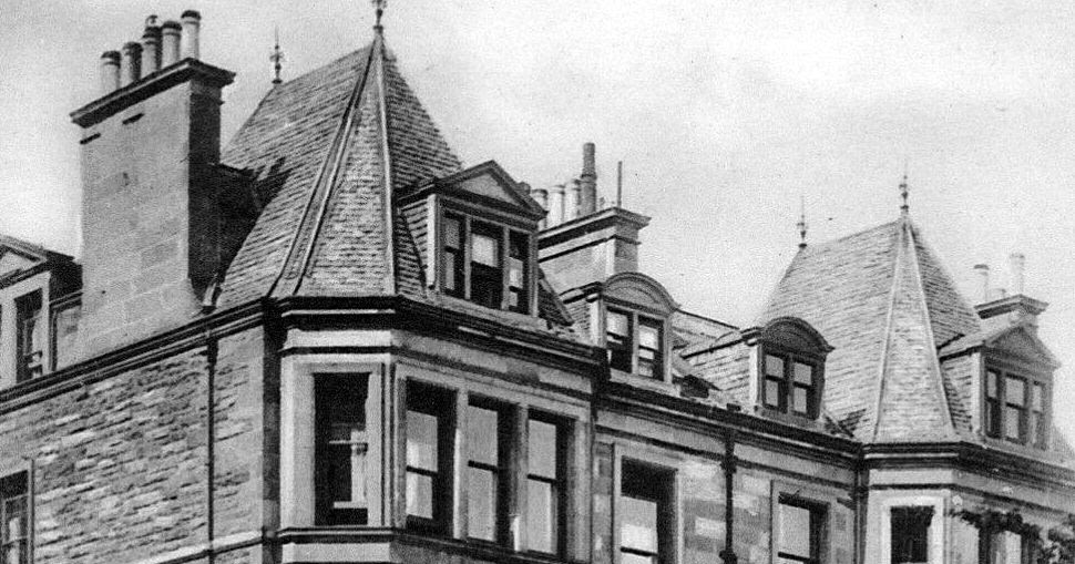 Tour Scotland Old Photograph St. Mary's Hotel Palmerston Place Edinburgh Scotland