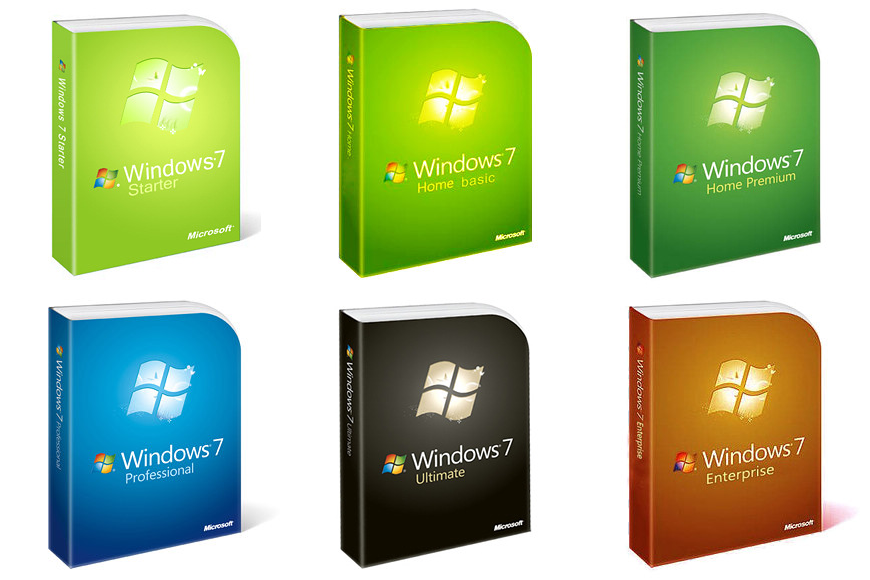 Windows 7 all windows 7 x64 x86 vs