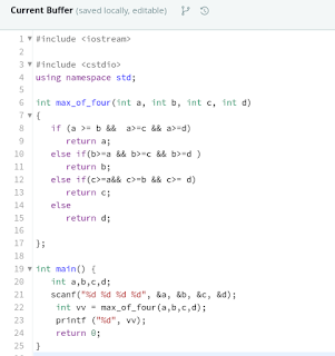 Functions c++ - hackerrank