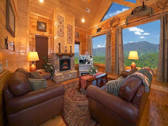 Rustic elegant living room designs