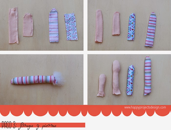DIY Muñecas: brazos y piernas