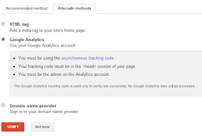 verifikasi google analytics 