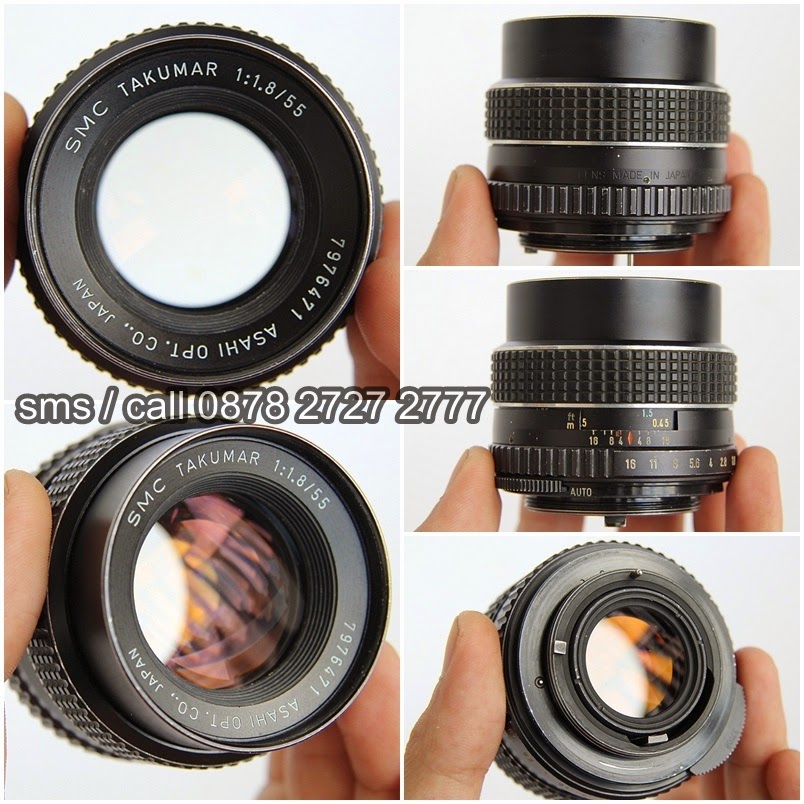 SMC TAKUMAR 55mm f1.8 ( rubber series ) | lensa manula