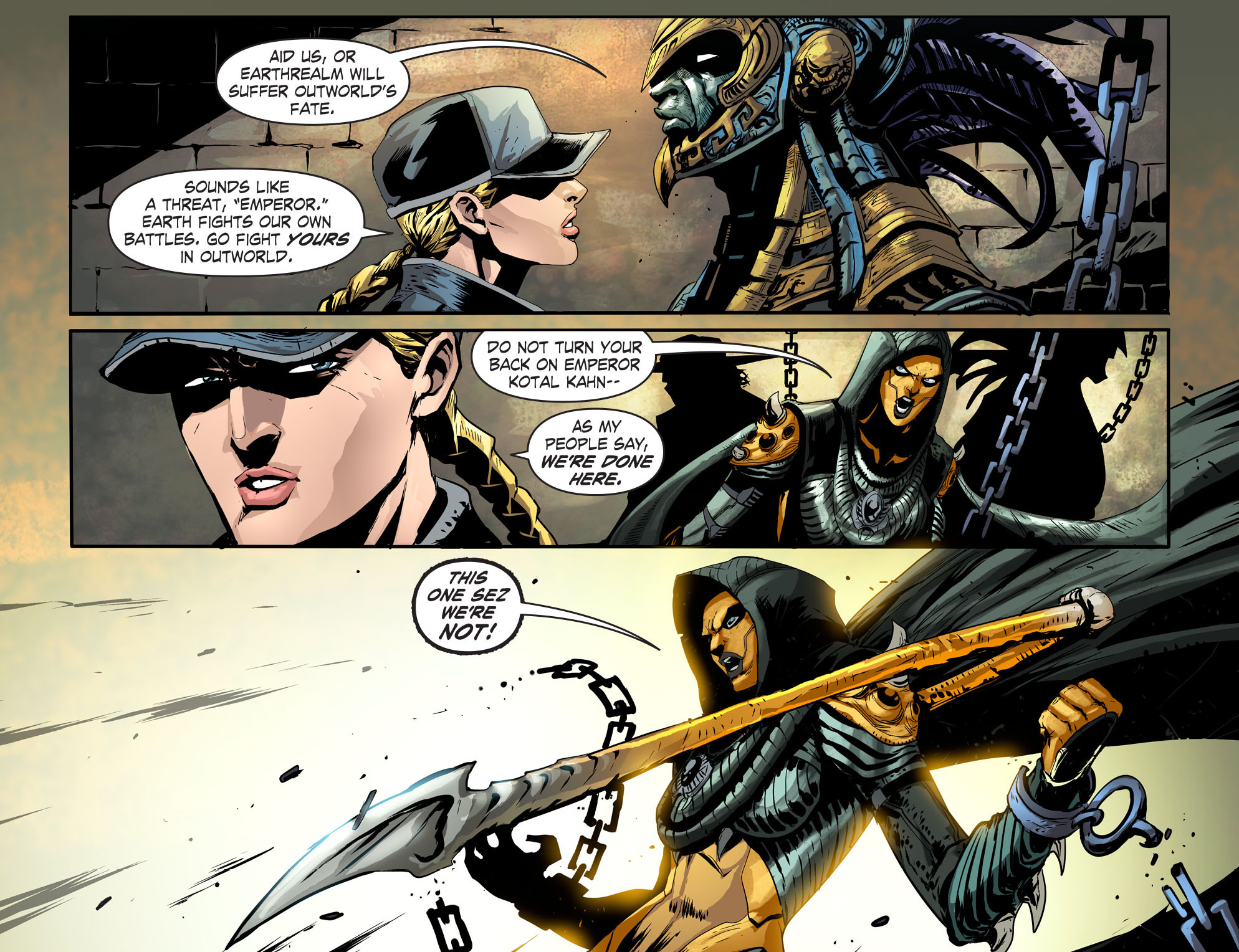 Read online Mortal Kombat X [I] comic -  Issue #4 - 12