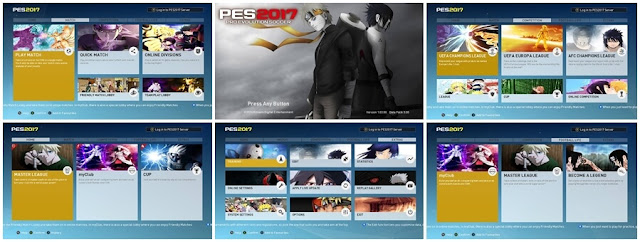 PES 2017 Naruto Graphic Menu dari Akmal20