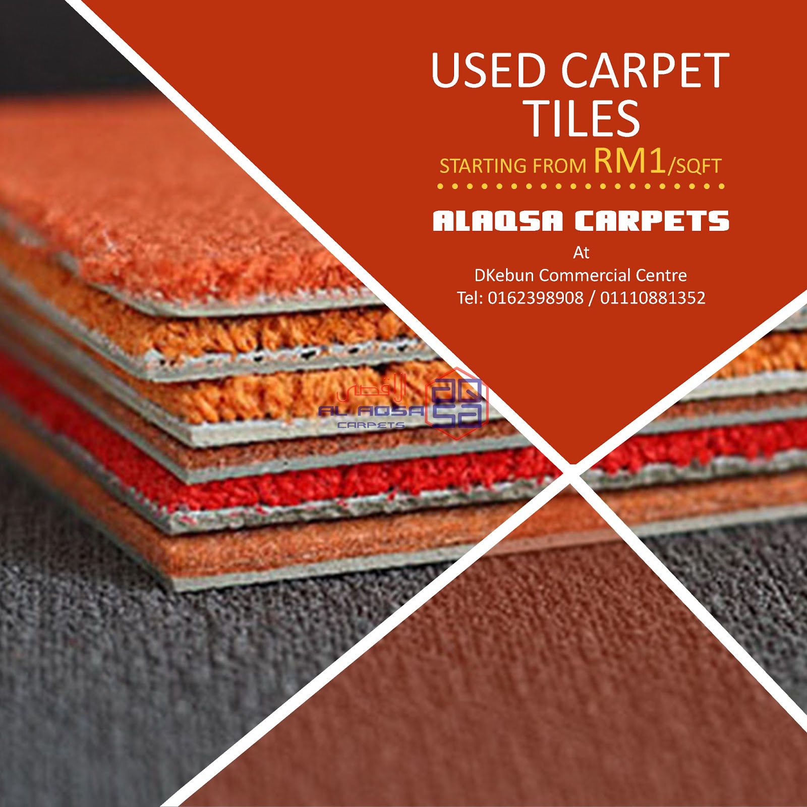 Flooring Supplier In Malaysia ALAQSA CARPETS SECOND HAND CARPET TILES