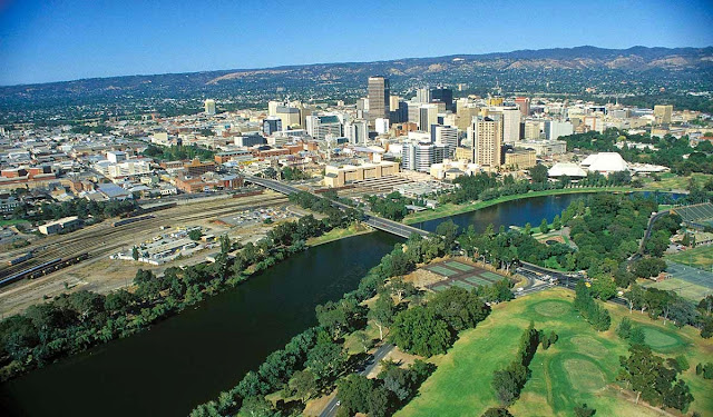 Australien Adelaide city view