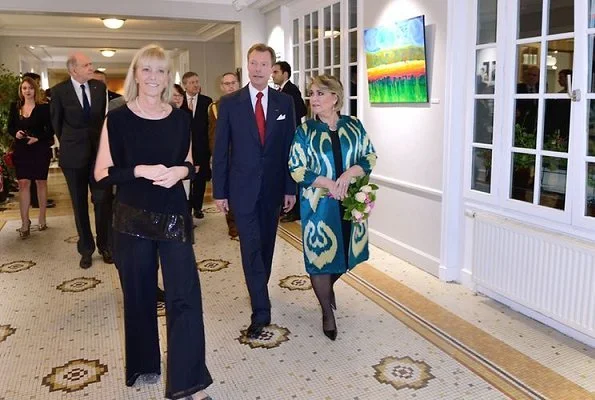 Duke Henri and Duchess Maria Teresa attended 90th anniversary reception of Biermans-Lapotre Foundation