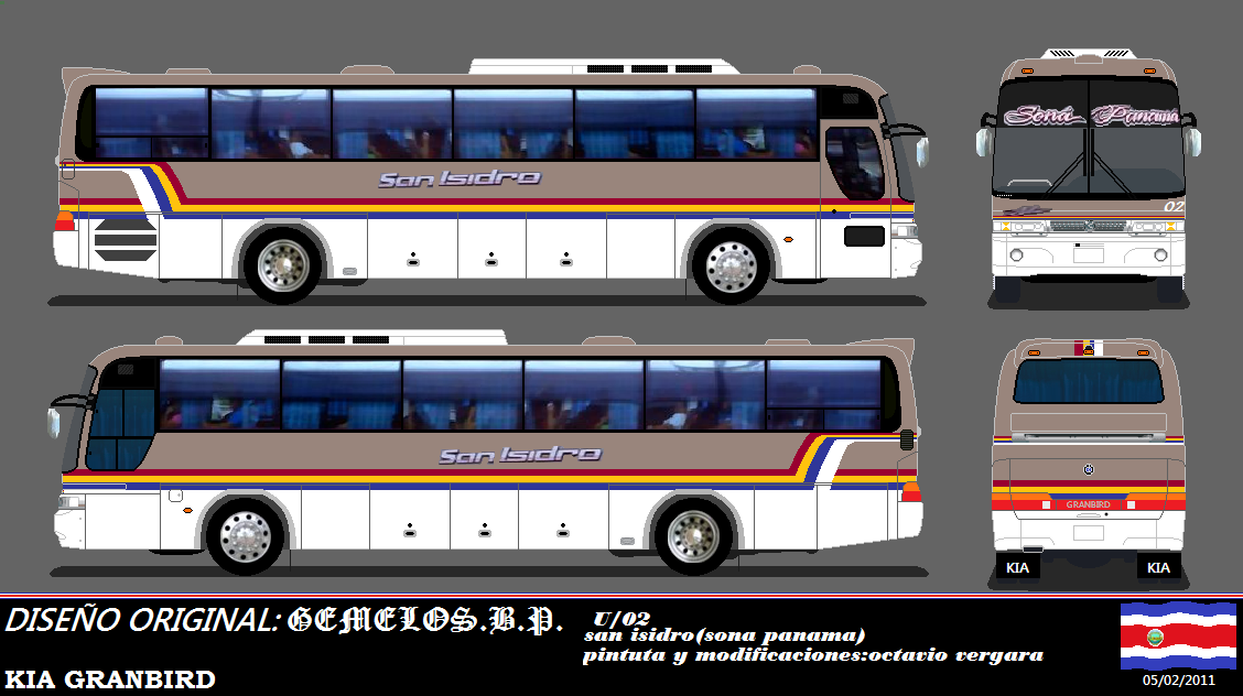 Киа грандберд автобус схема мест 43